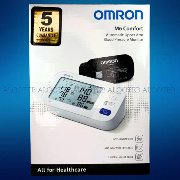 خرید فشارسنج بازویی Omron مدل M6 Comfort - فروشگاه الو طب