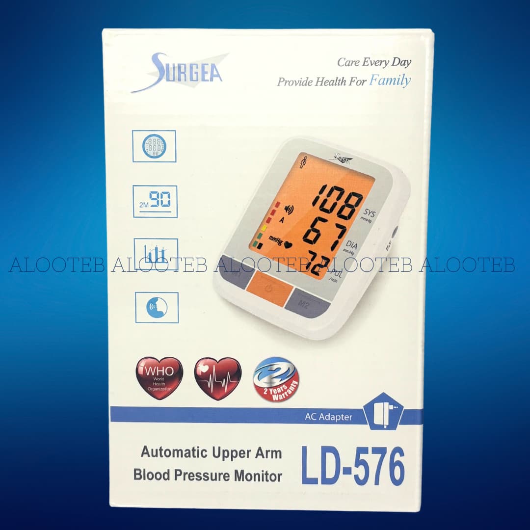 خرید فشارسنج بازویی سخنگو سرجیا LD-576 Surgea + آداپتور - الوطب