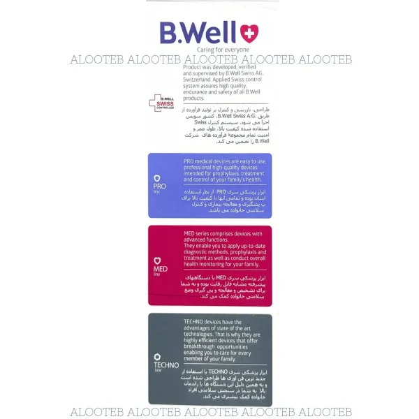 خرید واتر جت دندان بی ول شارژی مدل Bwell PRO-913 - فروشگاه الو طب