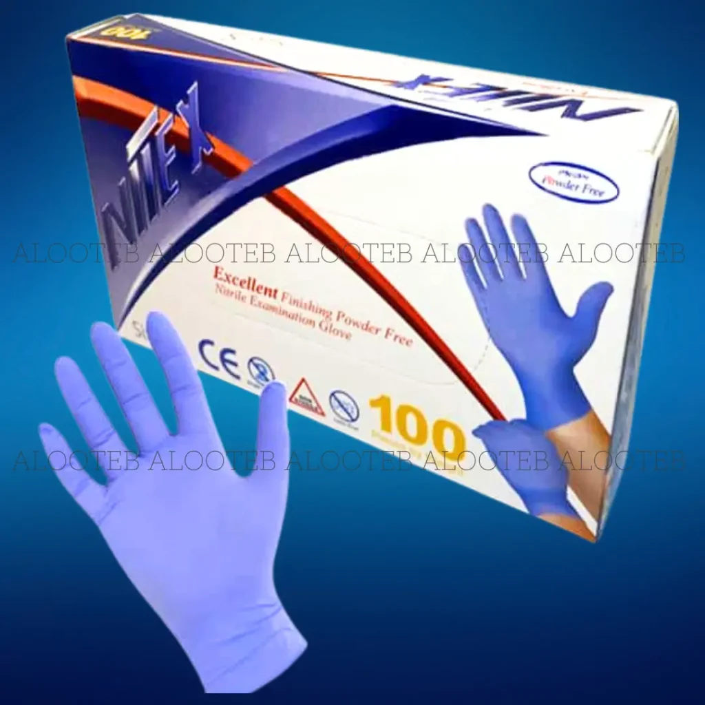 خرید دستکش نیتریل- فروش تک و عمده فروشگاه الو طب