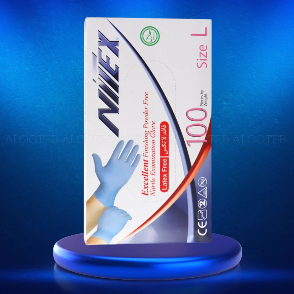 خرید دستکش لاتکس 100 عددی - فروشگاه الو طب