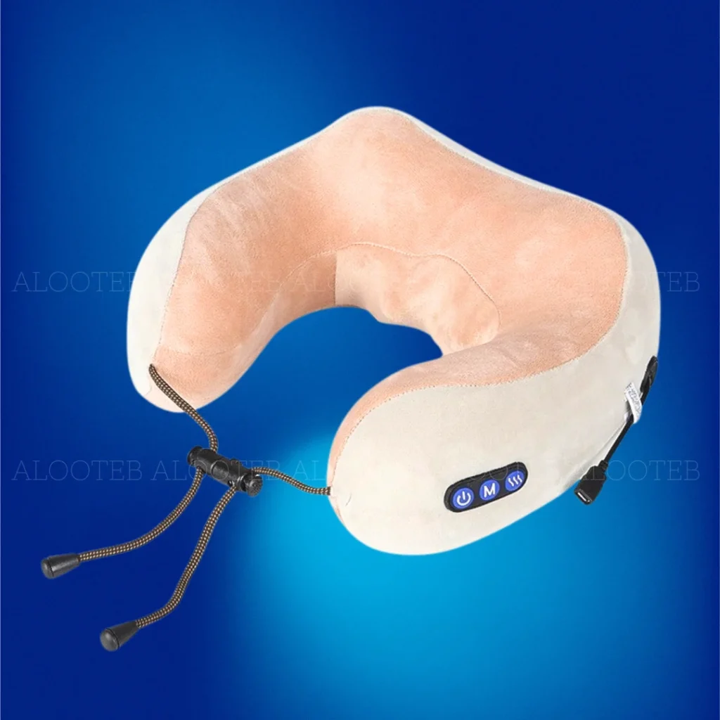 خرید ماساژور گردن برقی U-shaped Message Pillow - الو طب