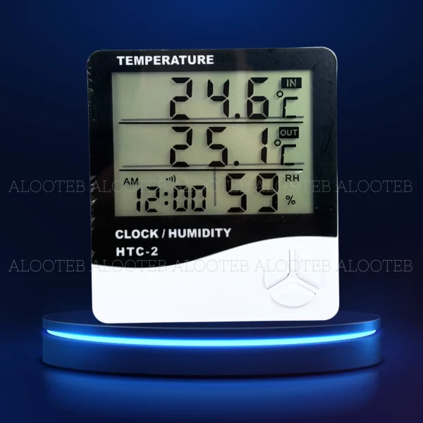 خرید دماسنج و رطوبت سنج محیطی HTC-2 - الو طب