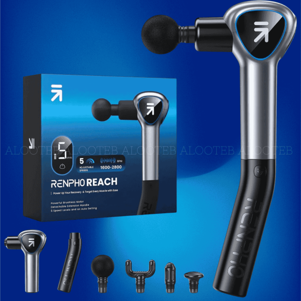 خرید ماساژور تفنگی رنفو مدل RENPHO Reach - فروشگاه الو طب