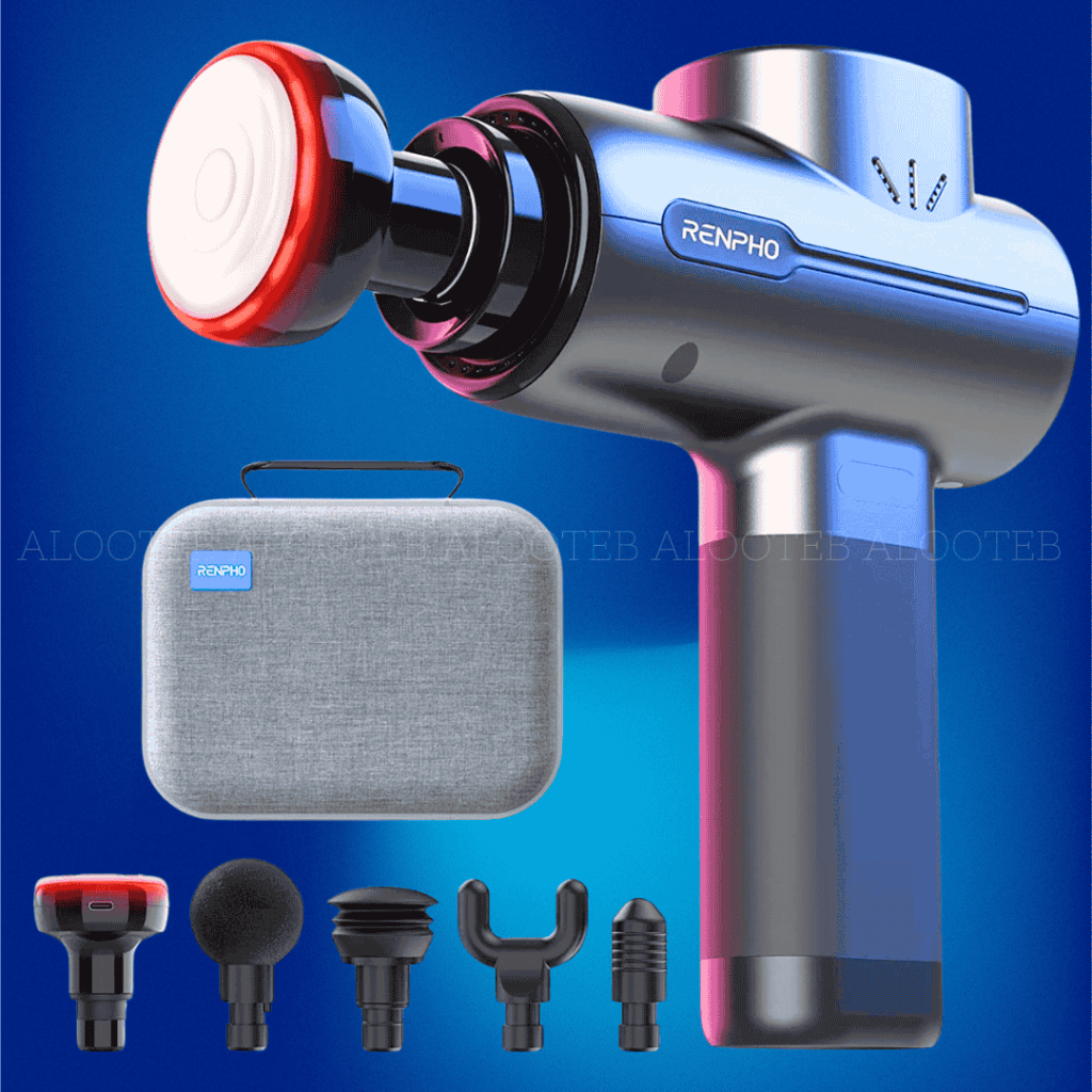 خرید ماساژور تفنگی رنفو مدل RENPHO R3 Active Thermal - فروشگاه الو طب