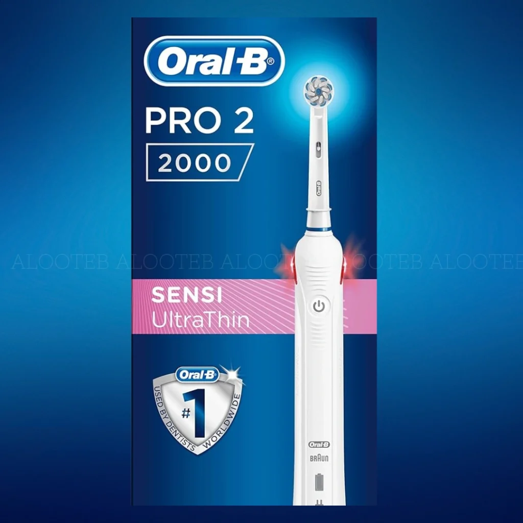 خرید مسواک برقی اورال-بی مدل Pro2 2000 Sensi Ultrathin - الو طب