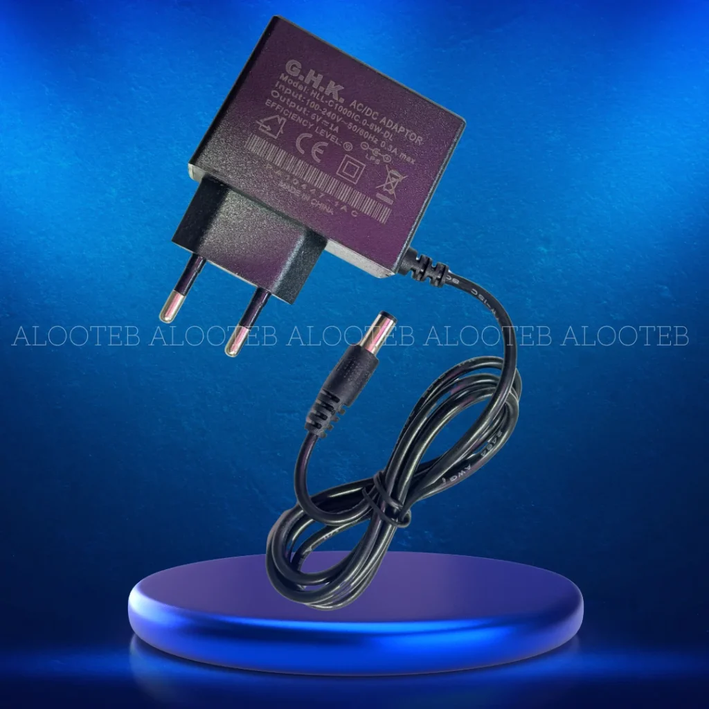 خرید آداپتور 6 ولت 1 آمپر - فروشگاه الو طب